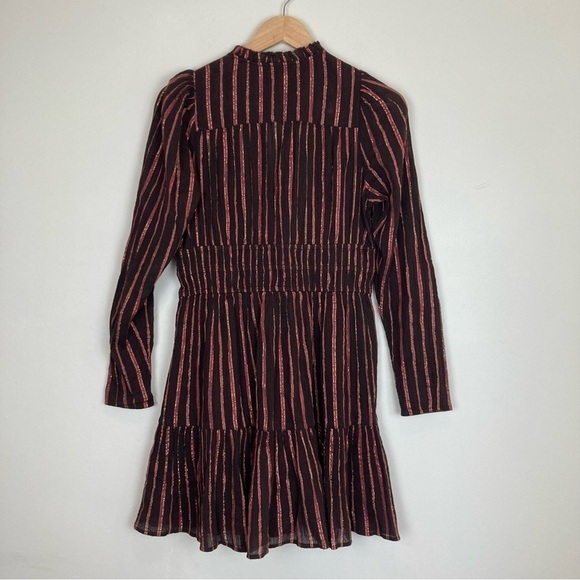 Ulla Johnson Rosalind stripe dress with metallic lurex threads. Size 4 - Picture 11 of 12